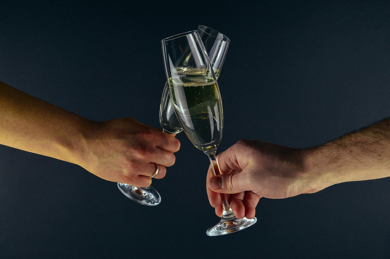 Champagne, party, new years eve — Explore the Benefits of Hybrid Mobile App Development for Businesses: