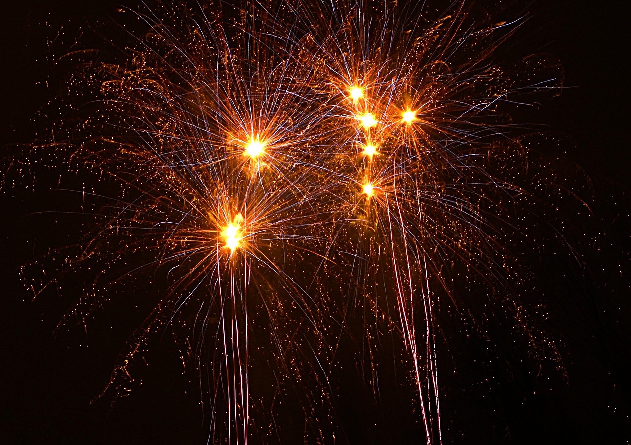 Fireworks, new year's eve, firecrackers — Having comfort in the age of global warming