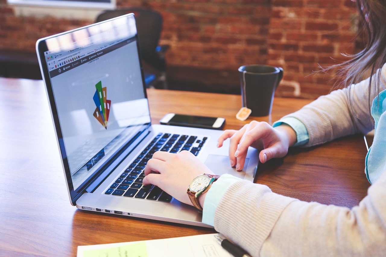 Student, typing, keyboard — How To Improve The Company/Business Corporate Image Through Virtual Office