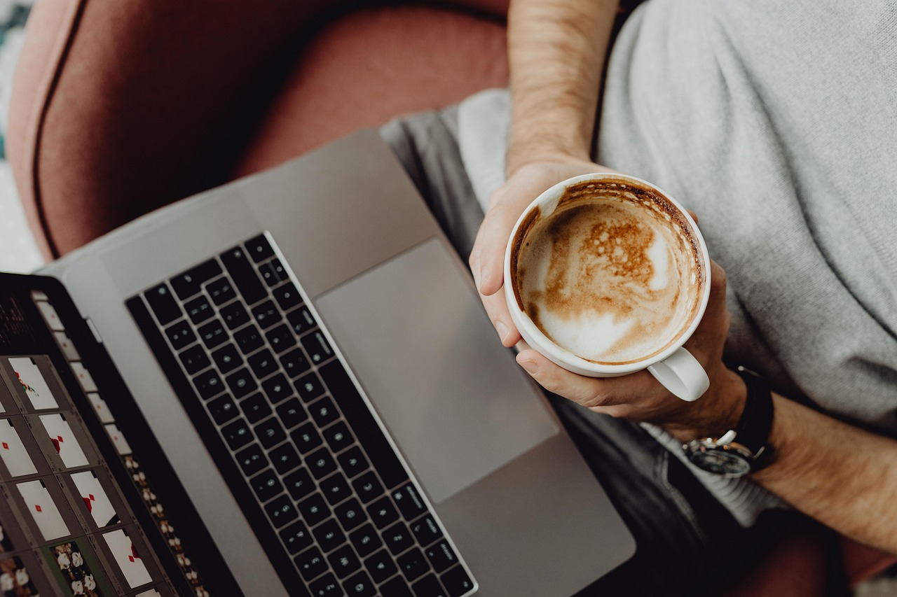 Coffee, cup, computer — How to Make Your Food Business a Success This Winter
