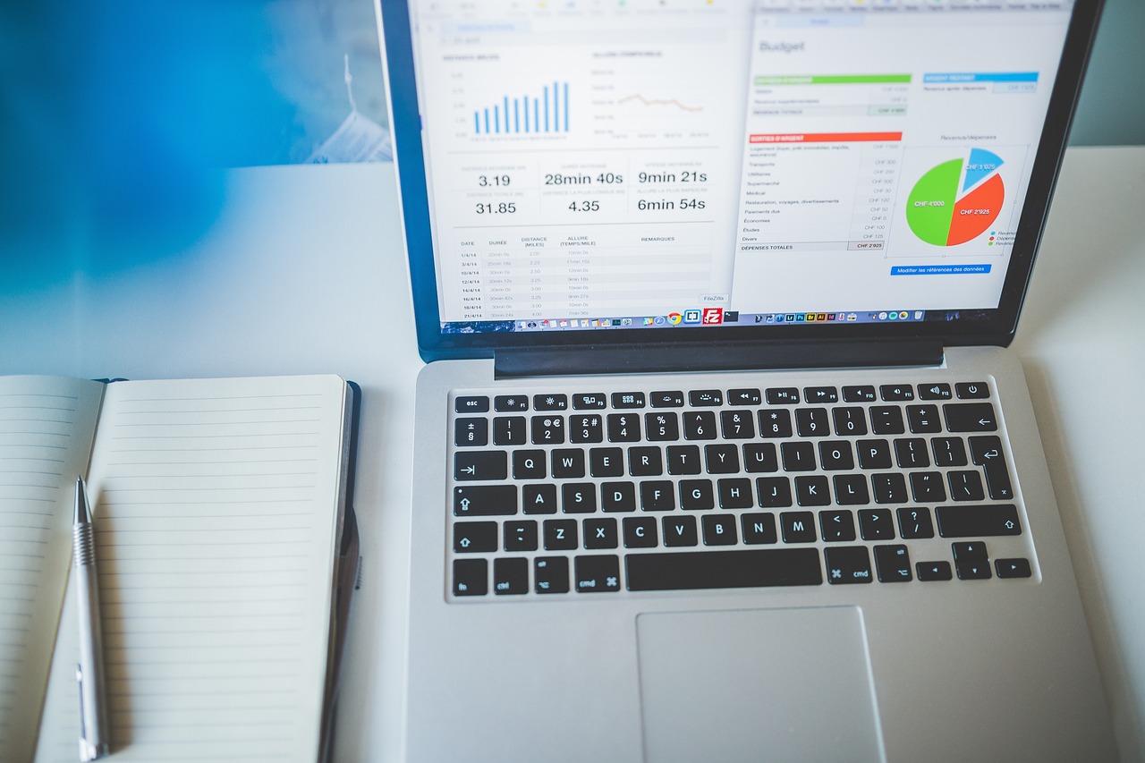 Laptop, notebook, business — The Best Way To Place Your Brand In Any Corporate Event